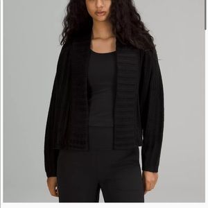 Lululemon black cardigan size xs/s